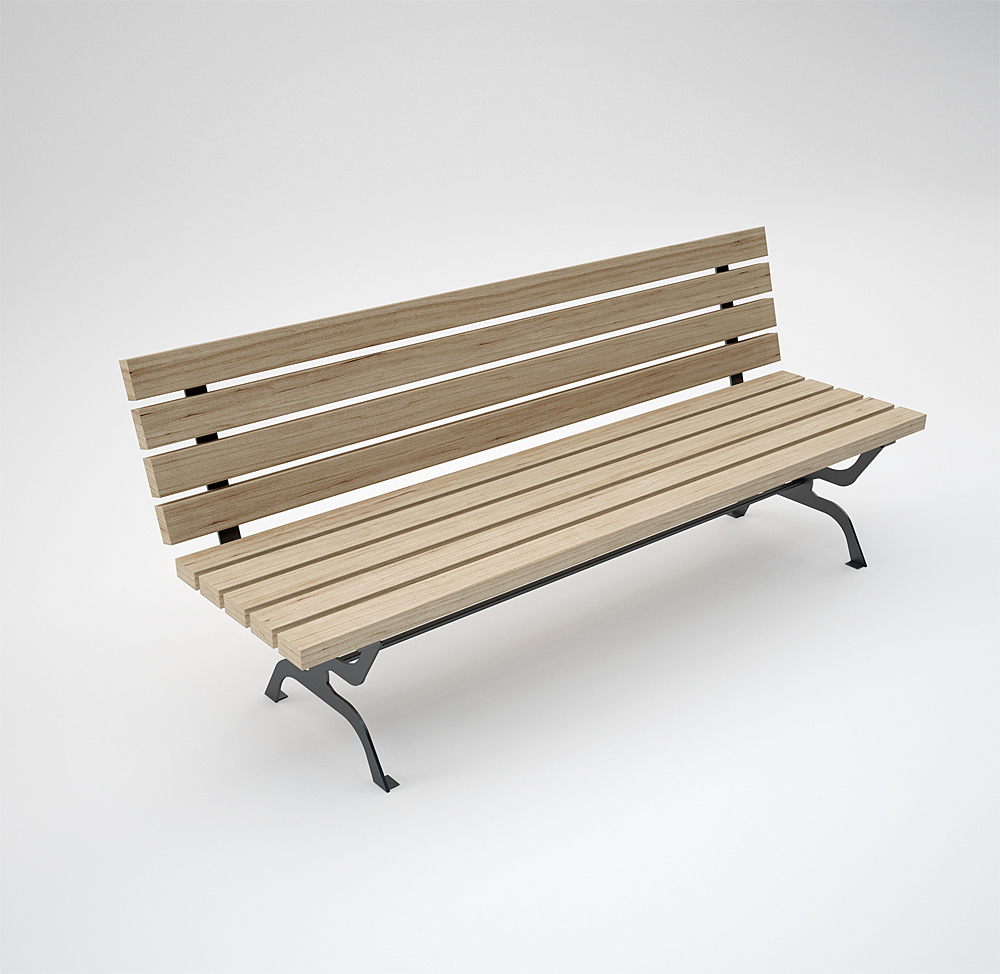 "Retrò Wood Bench" | bench-image-2